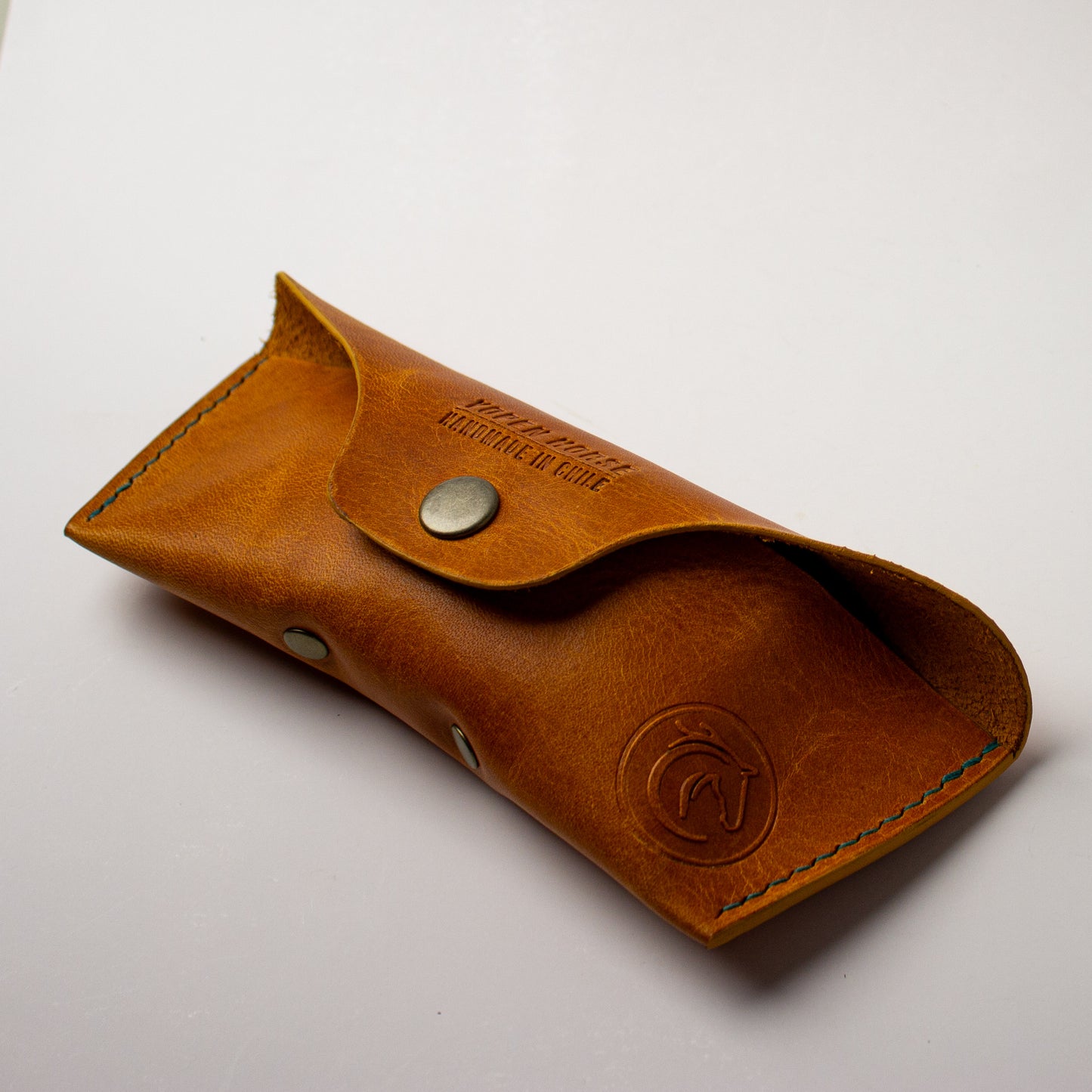 Estuche de Cuero para Lentes y Anteojos