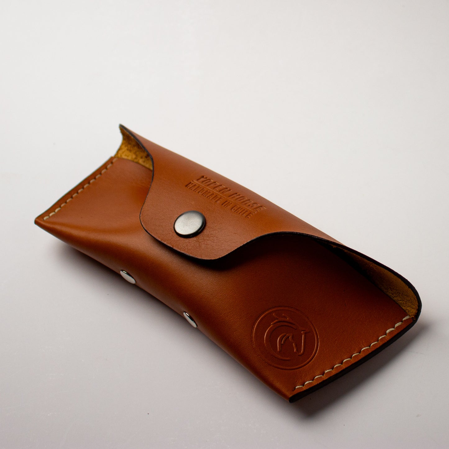 Estuche de Cuero para Lentes y Anteojos